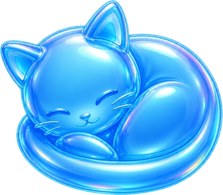 curled up asleep